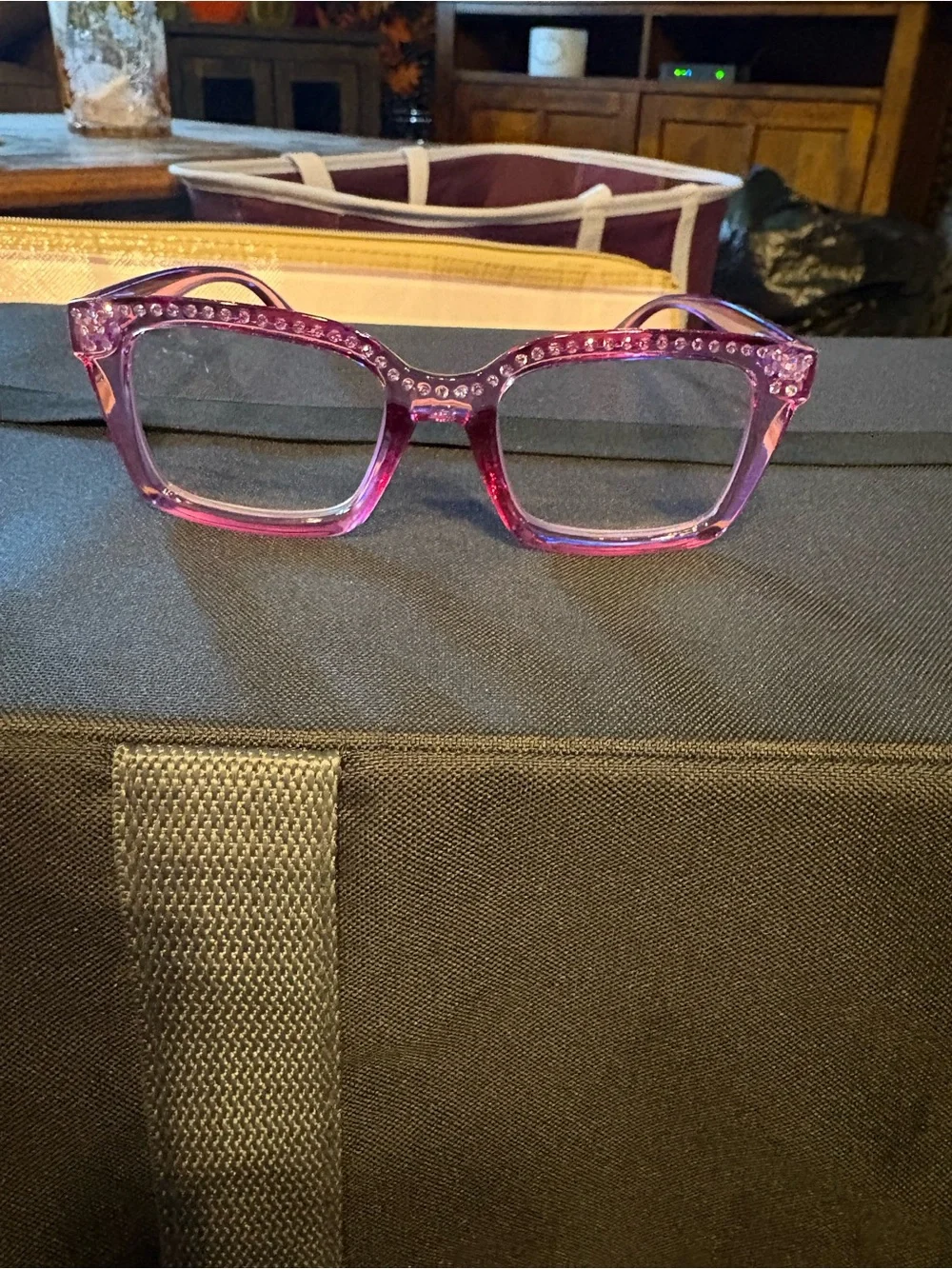Kathy Levine Pink Readers with Rhinestones 2.0 Strength